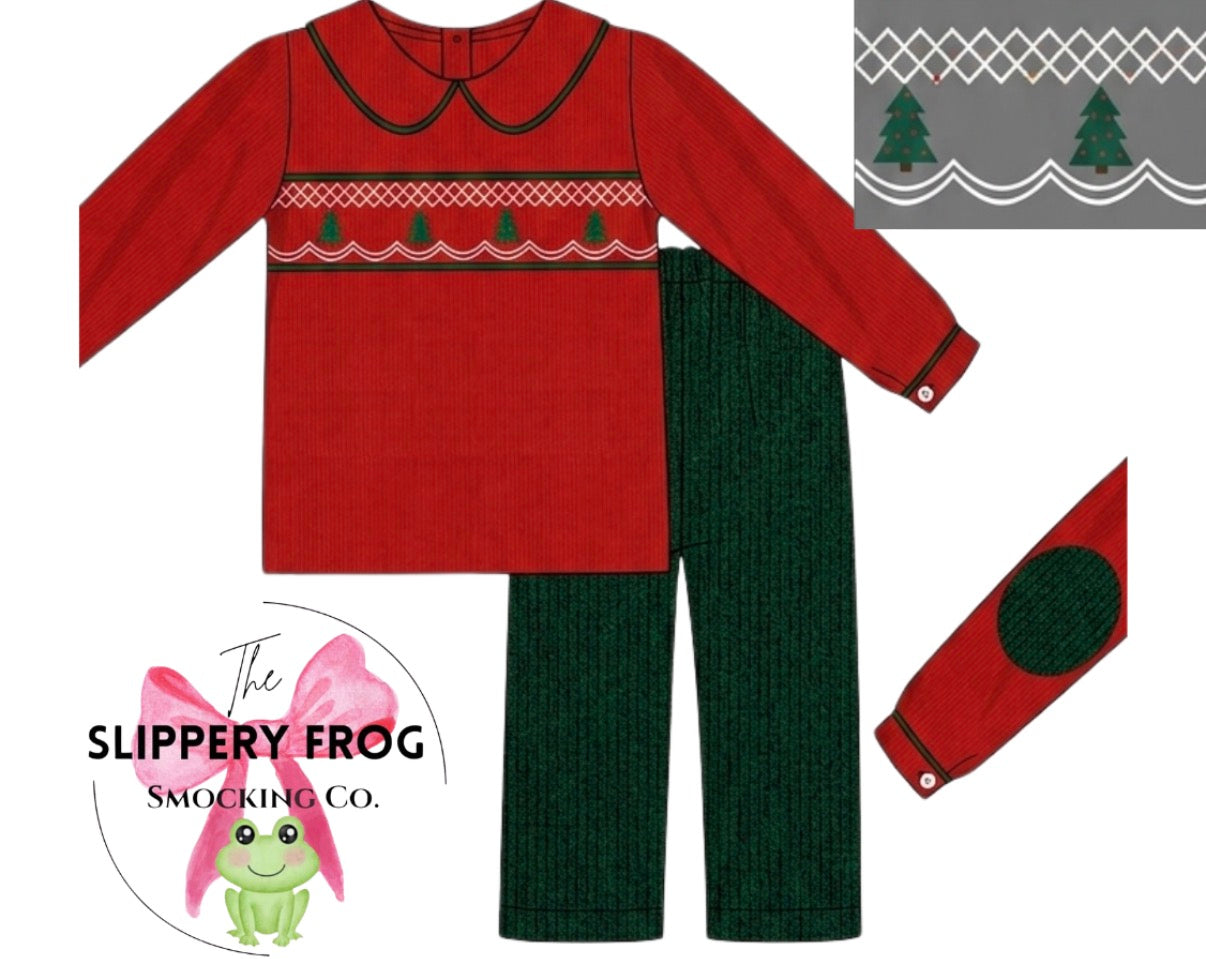 Christmas boy pants set