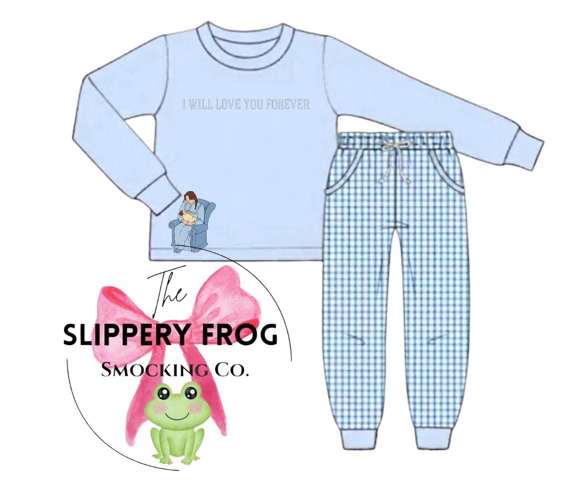 💙Love You Forever Boy Jogger Set💙