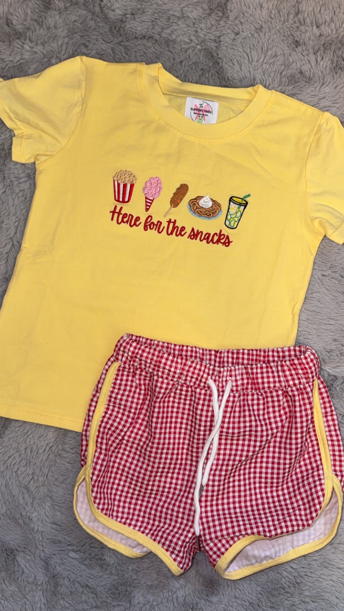 Here for the snacks- boy short set