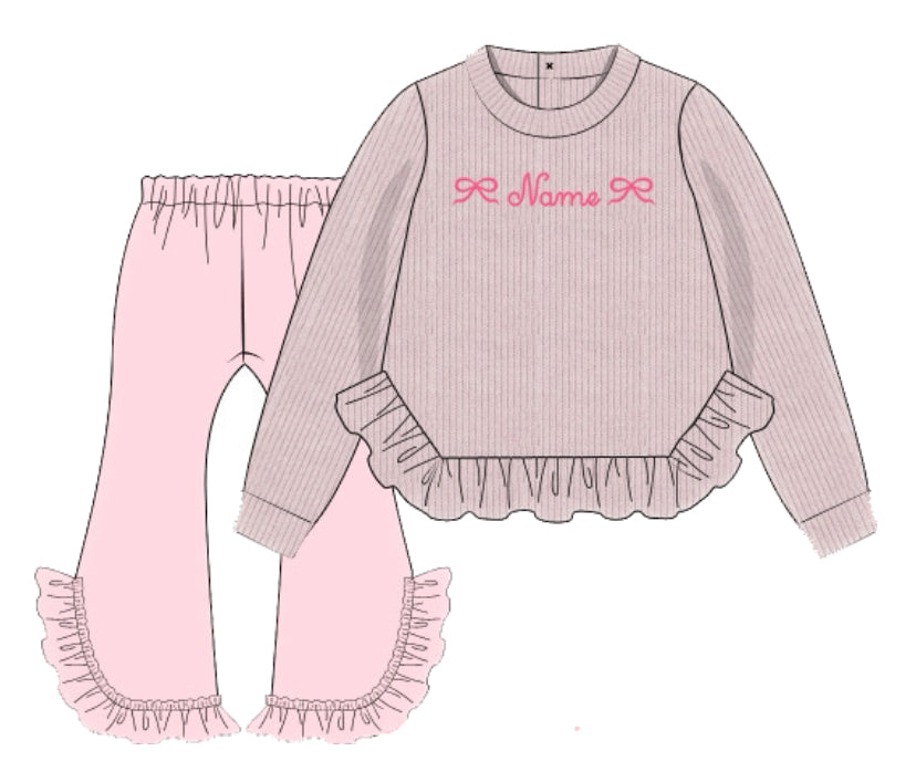 Girly Sweater Set: Bows