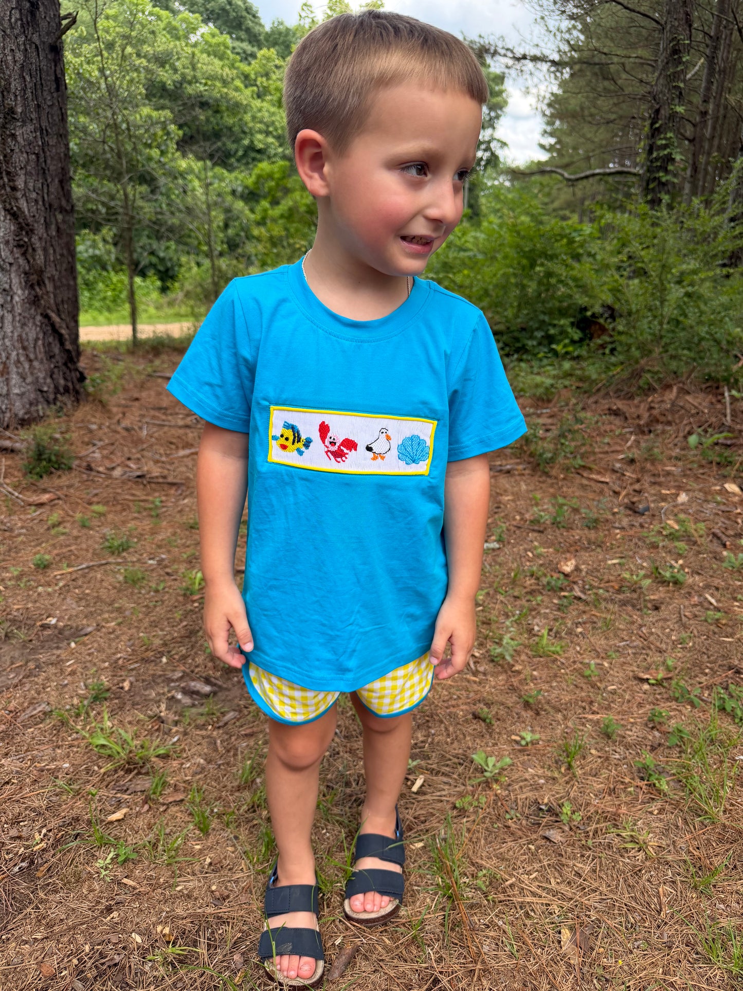 Under The Sea- Boy Short set