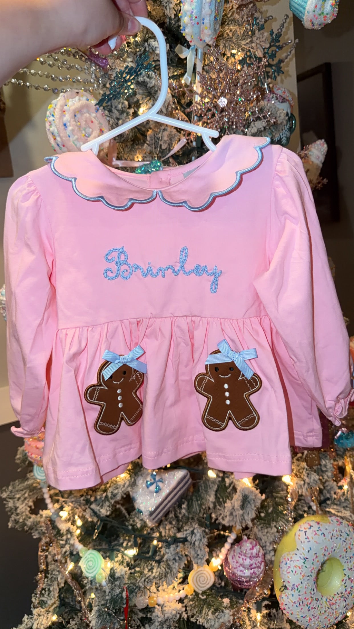 Gingerbread Girls Diaper Set