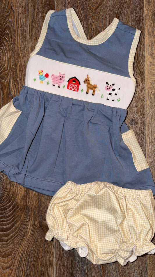 Farm Girl bloomer set