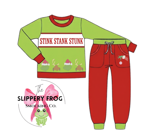 Green Guy Boy Jogger Set