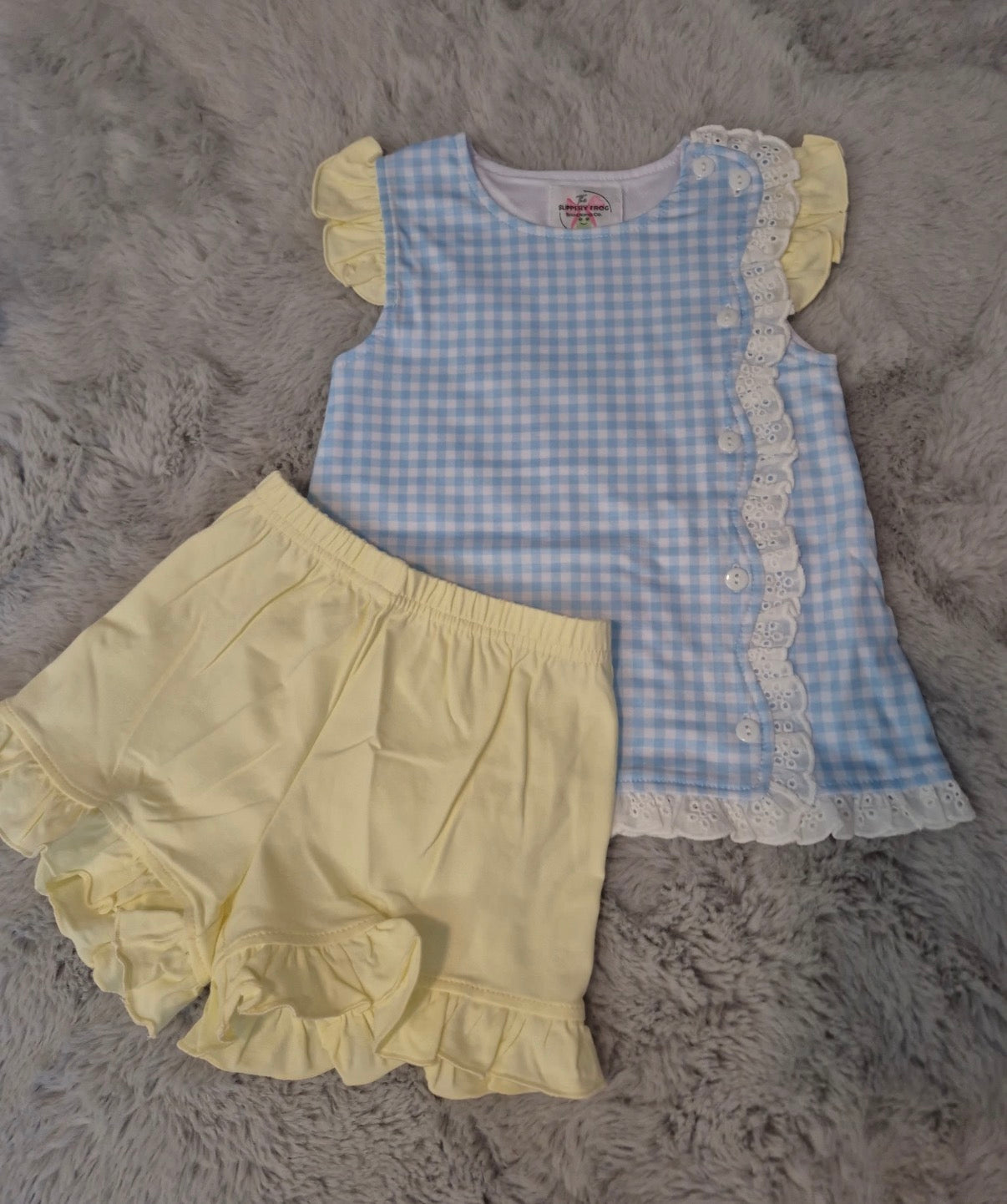 Gingham short set