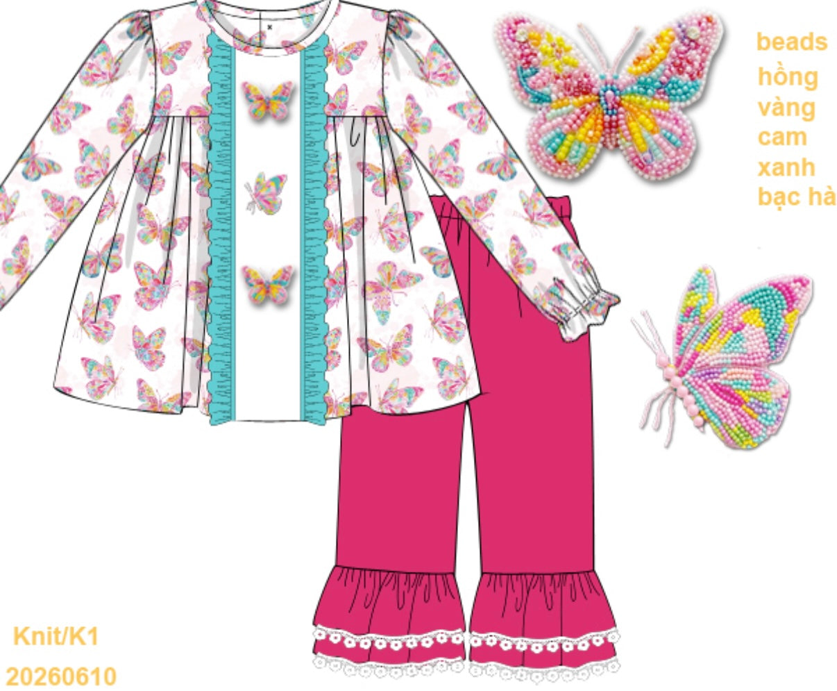 Butterfly Fly Away Pant Set