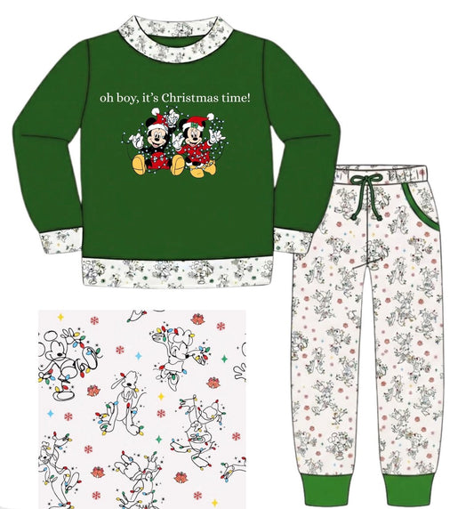 🎄Oh boy, it’s Christmas time jogger set