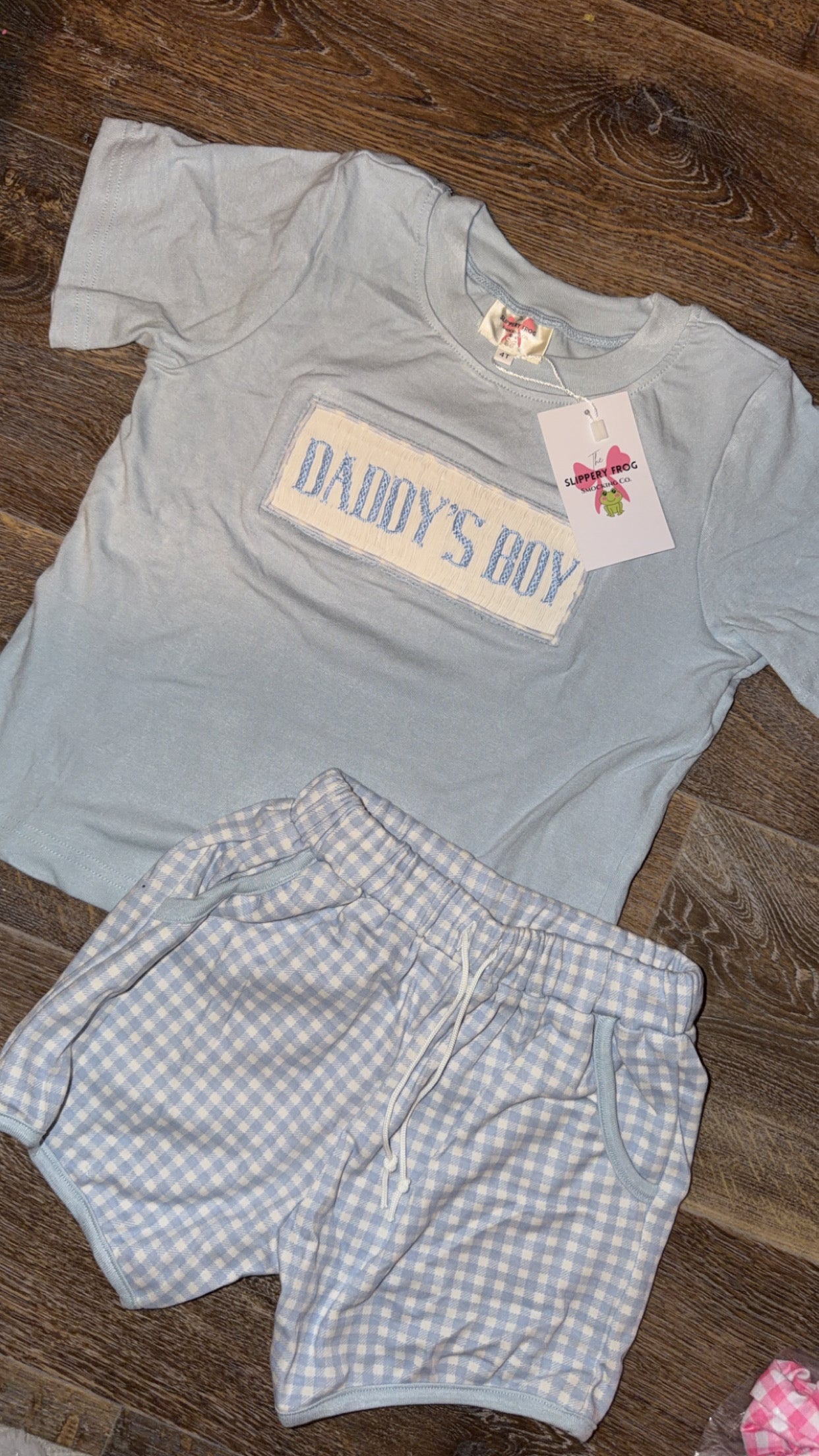 RTS- Daddy’s boy short set💙