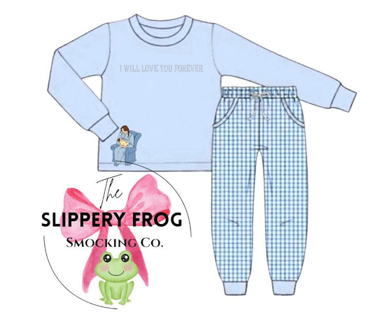 💙Love You Forever Boy Jogger Set💙